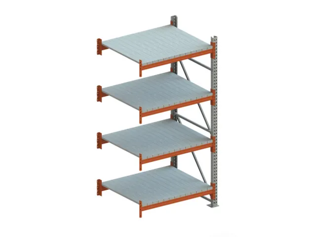 Breedvakstelling Aanbouwveld 2700x1385x1100mm 4 Stalen Legborden