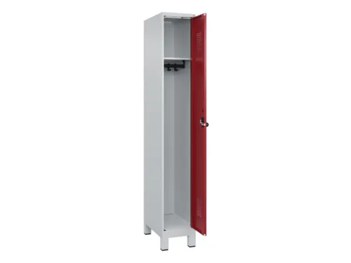 locker,HxBxD 1950x300x500mm,1vak,vak B 300mm,draaigrendel,voeten