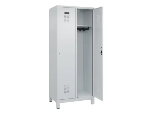 locker,HxBxD 1950x800x500mm,2vak,vak B 400mm,cil.-slot,voeten