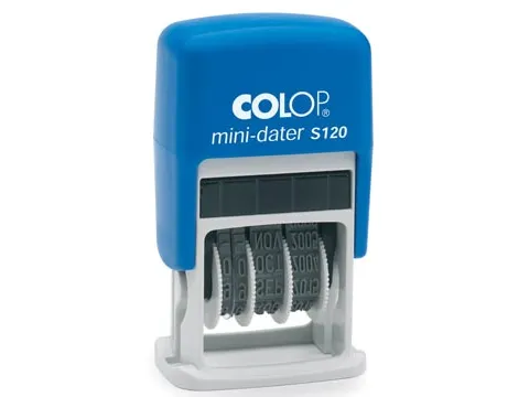 Datumstempel Colop Mini-Dater S 120 f 4mm Frans