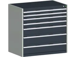 ladekast HxBxD 1000x1050x650mm 7laden zware lasten RAL7035 RAL7016