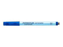 Viltstift Staedtler Lumocolor 305 non permanent correctable M blauw