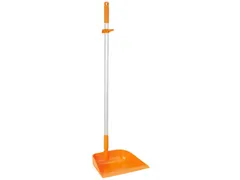 Vikan Hygiene stofblik met rechtopstaande aluminium steel 75cm Oranje