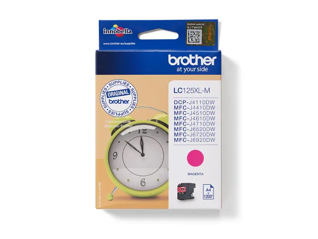 Inktcartridge Brother LC-125XLM rood HC