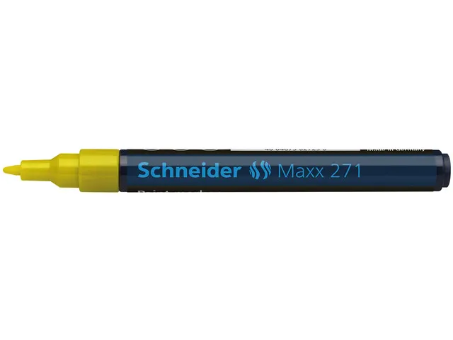 Lakmarker Schneider Maxx 271 1-2mm Geel