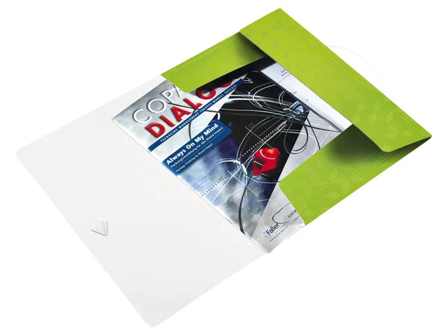 Elastomap Leitz WOW 3-kleps A4 Polypropyleen groen