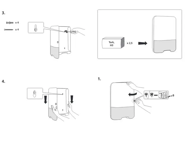 Tork Singlefold/C-fold Hand Towel Dispenser
