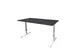 Bureau Linesto Plus Hoogte instelbaar 120x80 houtprint schaduw wit