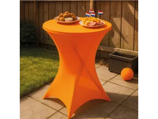 Tafelrok BRASQ voor statafel 80cm oranje - 16