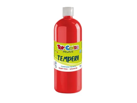 ToyColor plakkaatverf fles 1L rood