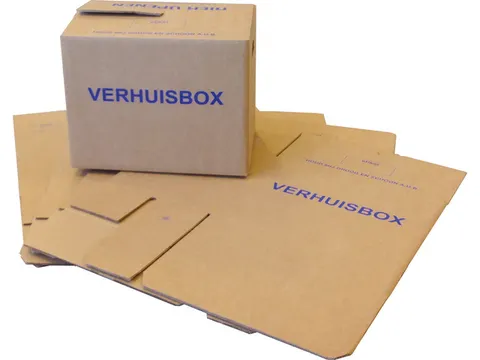 Verhuisdoos Raadhuis dubbele bodem 485x320x355mm 5 stuks