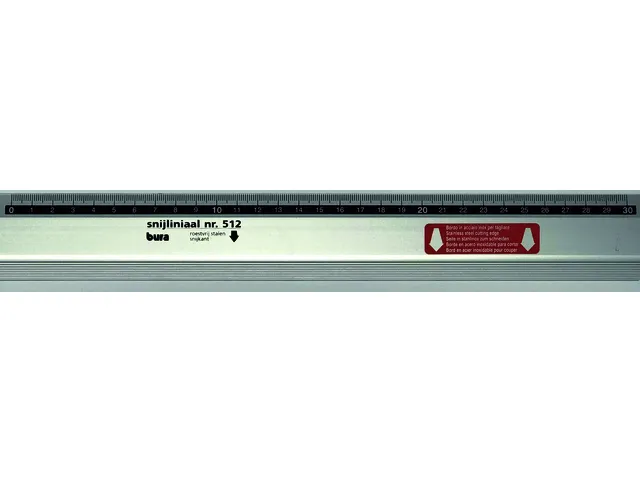 Snijliniaal Bura 512 Antica 30cm aluminium