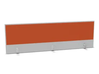 opzetpaneel bureau aanbouw achter MP-lichtgrijs BN3012-oranje 1800mm - 1