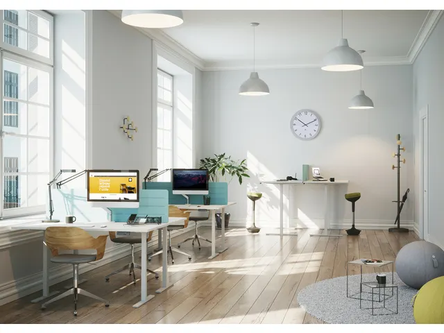 Trek LED-bureaulamp 6W zwart dubbele knikarm
