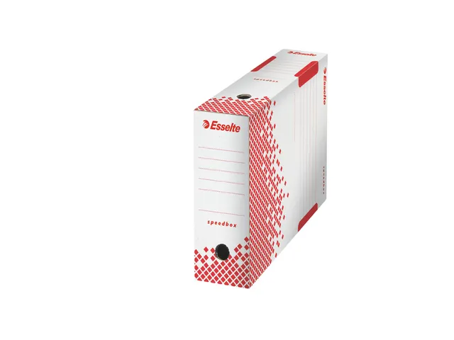 Boîte archives Esselte Speedbox 100x250x350mm blanc