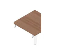 koppelelement voor bureau,90 °,HxBxD 730x840x840mm,v. sledeframe