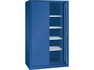zwaarlastkast met zwenkdeuren,HxBxD 1950x1146x690mm,lak RAL5010 - 2