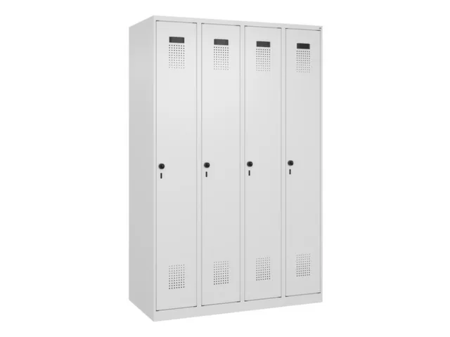 locker voor scheiding van kleding,HxBxD 1850x1200x500mm,4vak