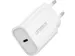 Standaard EU AC-adapter 20W 1 USB Type-C wit