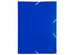 Elastomap A4 Assorti 3 Kleppen Polypropyleen 4/10de Ondoorschijnend