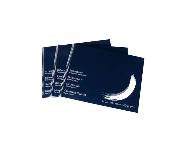 Schetsboek Papyrus 240x320mm 160gr 24 vel