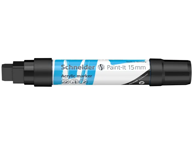 Marqueur acryl Schneider Paint-It 330 15mm noir