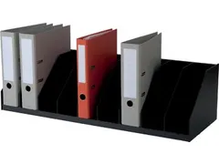 Sorteervak Met Vaste Tussenschotten, 10 Vakken 89,7 Cm zwart