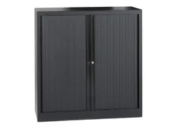 jaloeziedeurkast,HxBxD 1030x1200x430mm,2,5 OH,romp zwart,front zwart