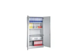 Draaideurkast Hxbxd 1980x800x440mm 5 Oh Lichtgrijs/Lichtgrijs