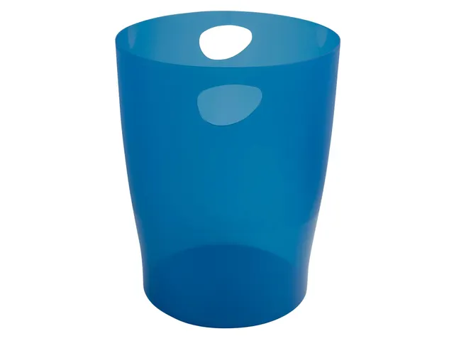 ECOBIN Papiermand 15 Liter Blauw Transparant