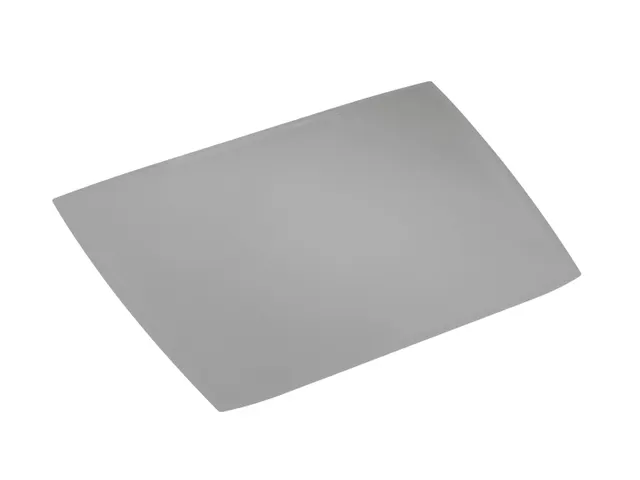 Schrijfonderlegger Artwork 590x470mm Met Transparante Cover PP Grijs