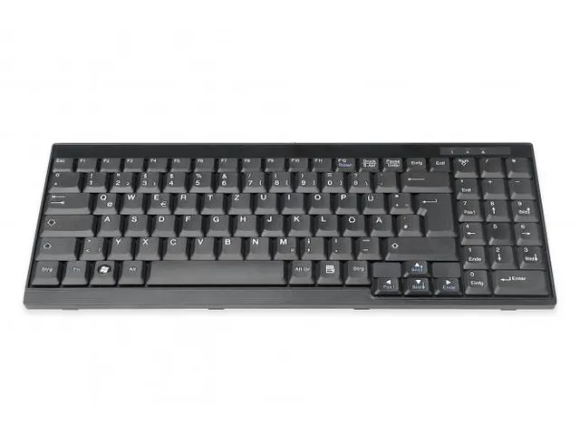 Toetsenbord voor TFT-consoles zwart kabel Duitse versie