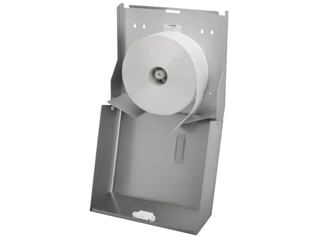 Toiletpapier Dispenser FFP RVS voor Maxi Jumborol Toiletpapier