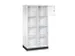 grootvolume-lockersysteem,HxBxD 1750x820x500mm,2x4vakken,cil.-slot