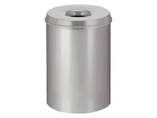 Papierbak met vlamdover Vepabins 50 liter 33.5cm x 63cm Lichtgrijs - 2