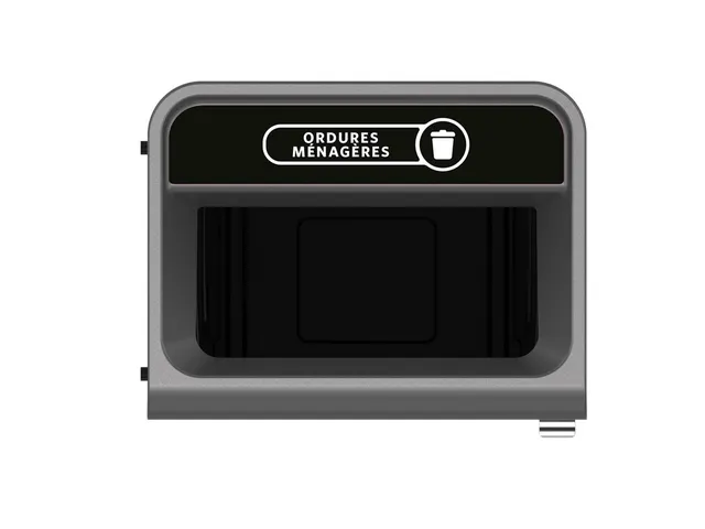 Configure Recyclingstation Ordures Menageres 125 Liter Antraciet Zwart