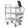 ladderwagen,draagverm. 200kg,3etage(s),laadvl. LxB 750x425mm,houtetage