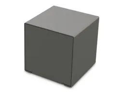 zitkubussen,HxBxD 450x450x450mm,staal-zitting grijs