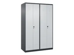 locker voor scheiding van kleding,HxBxD 1850x1200x500mm,4vak