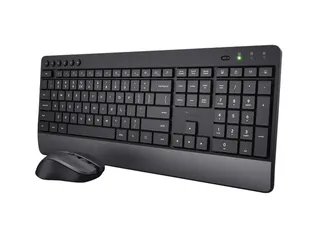 Toetsenbord Trezo Eco Comfort + muis QWERTY zwart - 2