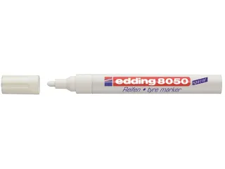 Viltstift edding 8050 Banden rond 2-4mm wit - 2