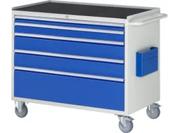 gereedschapswagen 975x1145x650mm metaalblad 450kg 5 laden RAL5010