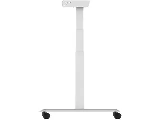 Elektrisch Verstelbaar Verrijdbaar Zit Sta Bureau Frame Wit 110-190cm - 5