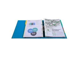 Ordner PP Prem'Touch A4maxi 50mm blauw