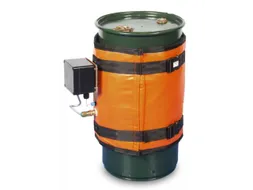 Verwarmingsmantel,V. 60L Vat,Buiten Glasvezel/Silicone,Oranje