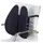 Rugsteun Kensington smartfit zwart