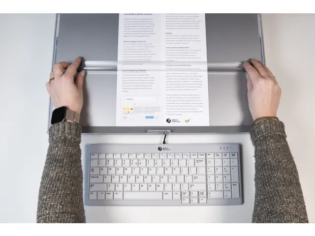 BNEFDESK640CR FlexDesk 640 documenthouder transparant