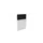 baliepaneel bureau aanbouw links 800mm B 800mm Bl-wit BN8033-zwart