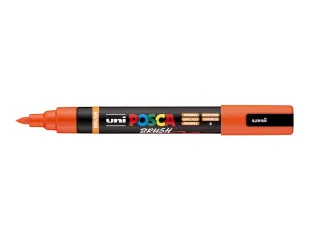 Paintmarker Uni POSCA PC-5BR brushpunt M oranje - 2
