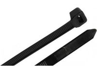 Kabelbinder 2.5x200mm zwart/pk 100